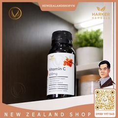 Siro bổ sung Vitamin C tăng đề kháng cho cả gia đình Harker Herbals Vitamin C 650mg Syrup 100ml