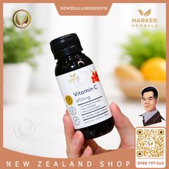 Siro bổ sung Vitamin C tăng đề kháng cho cả gia đình Harker Herbals Vitamin C 650mg Syrup 100ml