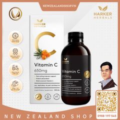 Siro bổ sung Vitamin C tăng đề kháng cho cả gia đình Harker Herbals Vitamin C 650mg Syrup 100ml