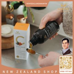Siro bổ sung Vitamin C tăng đề kháng cho cả gia đình Harker Herbals Vitamin C 650mg Syrup 100ml