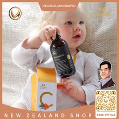 Siro bổ sung Vitamin C tăng đề kháng cho cả gia đình Harker Herbals Vitamin C 650mg Syrup 100ml