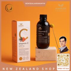 Siro bổ sung Vitamin C tăng đề kháng cho cả gia đình Harker Herbals Vitamin C 650mg Syrup 100ml