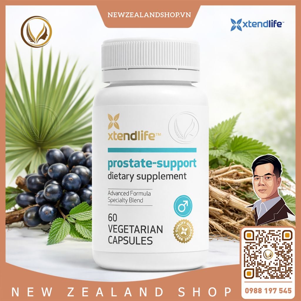Viên uống tăng cường sức khỏe tuyến tiền liệt Xtend Life Prostate Support 60 viên