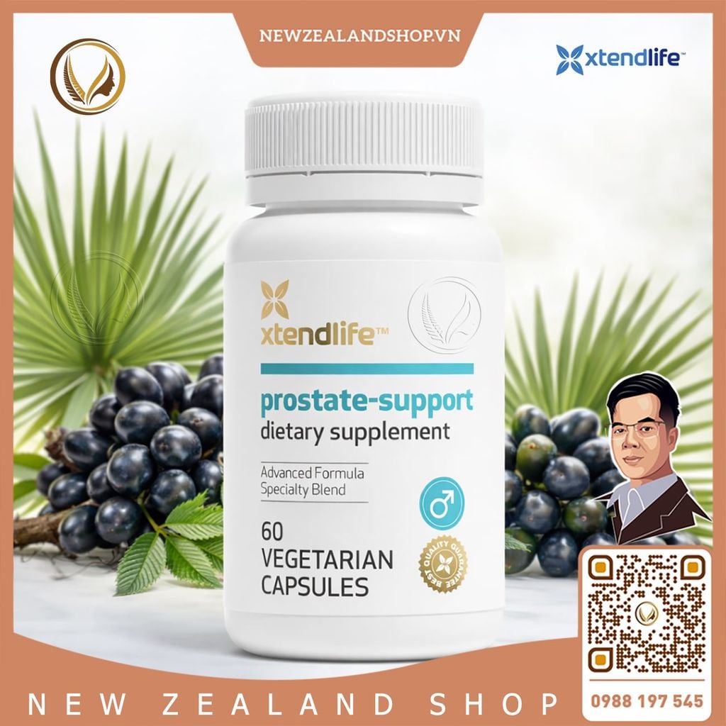Viên uống tăng cường sức khỏe tuyến tiền liệt Xtend Life Prostate Support 60 viên