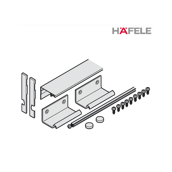 Khe giấu 1 cánh: Bộ thanh liên kết phía trên và phía dưới, rộng 55 mm, dài 560 mm 408.30.459