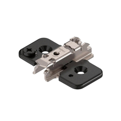 Đế bản lề Blum chữ thập, cao 3mm có ốc điều chỉnh chiều cao, màu đen 173H7130 1017488