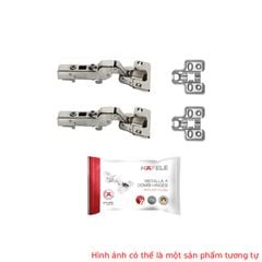 Bản lề giảm chấn DIY Hafele – Trùm nửa - Đế lắp nhấn 493.03.022