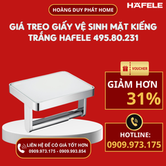 Giá treo giấy vệ sinh mặt kiếng trắng 495.80.231