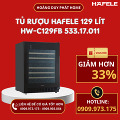 Tủ rượu Hafele 129 lít HW-C129FB 533.17.011