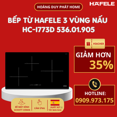 Bếp từ Hafele 3 vùng nấu HC-I773D 536.01.905