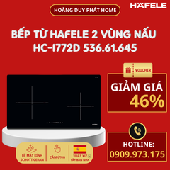 Bếp từ Hafele 2 vùng nấu HC-I772D 536.61.645