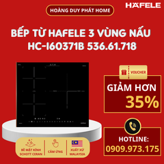 Bếp từ Hafele 3 vùng nấu HC-I60371B 536.61.718