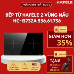 Bếp từ Hafele 2 vùng nấu HC-I3732A 536.61.736