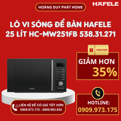 Lò vi sóng để bàn Hafele 25 lít HC-MW251FB 538.31.271