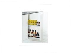 Kệ gia vị chai lọ Kessebohmer màu Crom 150mm 545.61.028