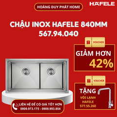 Chậu rửa chén Hafele 840mm HS21-SSD2S90M 567.94.040