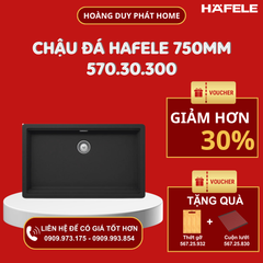 Chậu đá Hafele 750mm HS20-GEN1S80 màu đen 570.30.300