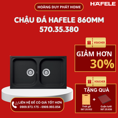 Chậu đá Hafele 860mm HS19-GEN2R90 570.35.380 màu đen