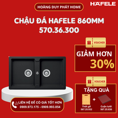 Chậu đá Hafele 860mm HS19-GEN2S90 570.36.300 màu đen