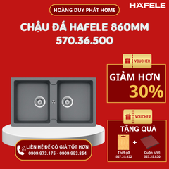 Chậu đá Hafele 860mm HS19-GEN2S90 570.36.500 màu xám