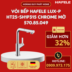 Vòi bếp Hafele LUX-P HT25-SH1P315 Chrome mờ 570.85.049