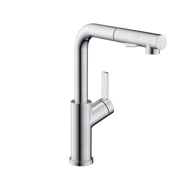 Vòi bếp Hafele LUX-P HT25-SH1P315 Chrome mờ 570.85.049