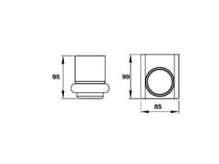 Kệ đựng ly CHIBA Hafele 580.87.560