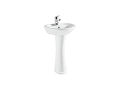 Chậu sứ treo tường chân dài 530mm Hafele 588.44.001