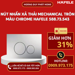 Nút nhấn xả thải Mechanical tròn Màu chrome 588.73.543