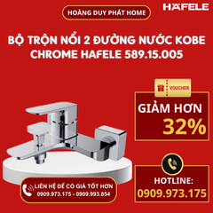 Bộ trộn nổi 2 đường nước Kobe chrome 589.15.005