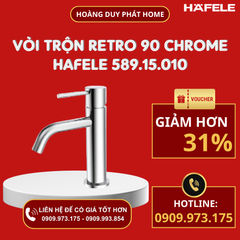 Vòi trộn RETRO 90 chrome Hafele 589.15.010