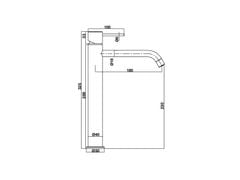 Vòi trộn RETRO 230 chrome Hafele 589.15.012