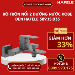 Bộ trộn nổi 2 đường nước Kobe đen 589.15.035
