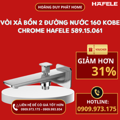 Vòi xả bồn 2 đường nước 160 Kobe chrome 589.15.061