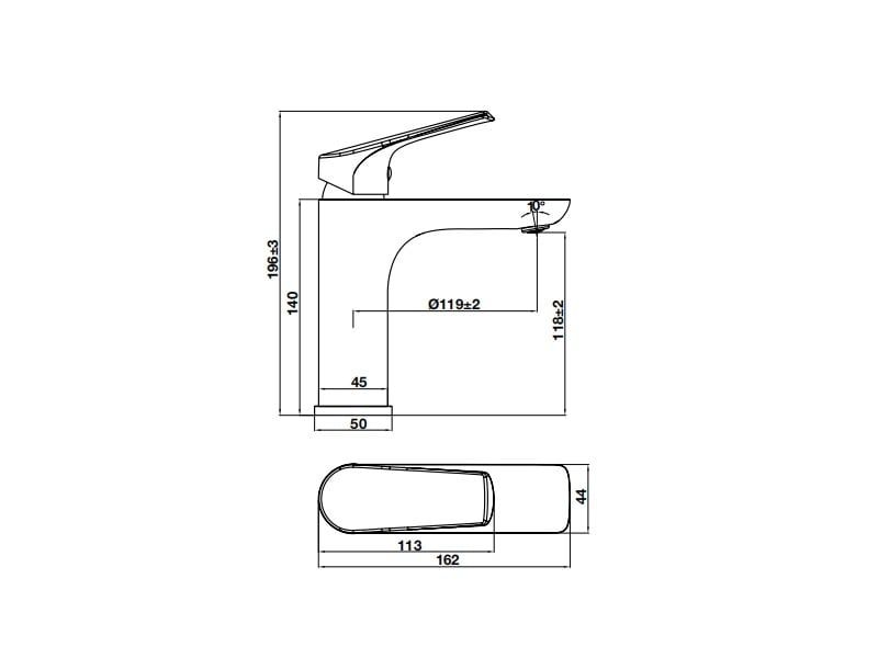 Vòi trộn Vigor II 118 Hafele 589.15.182