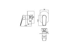 Bộ trộn âm 1 đường nước Vigor II Hafele 589.15.184