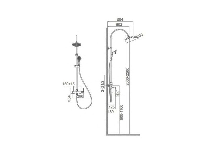 Sen cây FUSION màu Chrome Hafele 589.69.087