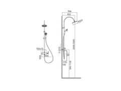 Sen cây FUSION màu Chrome Hafele 589.69.087