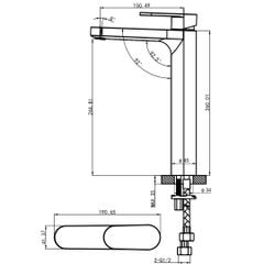 Vòi trộn VIGOR I 245 Hafele 589.69.113