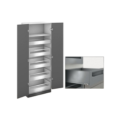 Tủ đồ khô Blum SPACE TOWER LEGRABOX IM, IC màu xám đậm, cho tủ 2 cánh 770X50S0SST 7759204