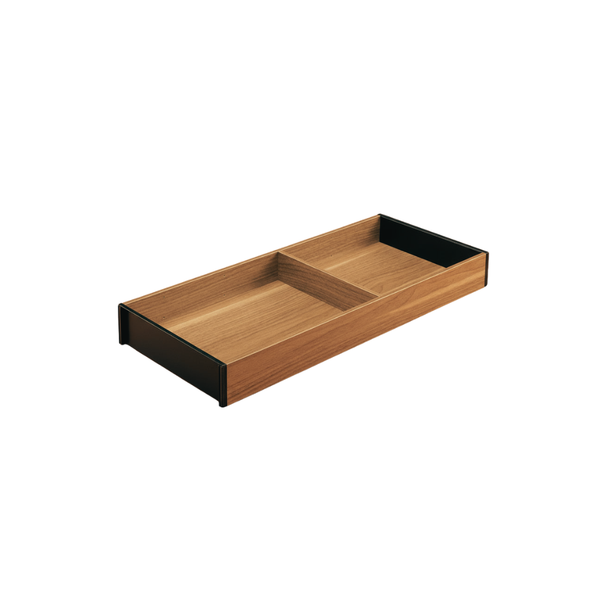 Khay chia Blum AMBIA-LINE, cho ngăn kéo LEGRABOX / MERIVOBOX, gỗ óc chó, khung đen đất ZC7S500RH2 7925330