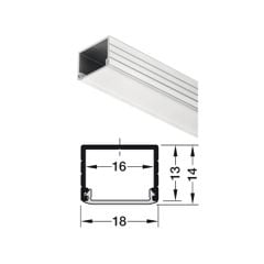 Thanh dẫn đèn Hafele Loox dành cho lắp nổi 2,5 mét 833.72.982