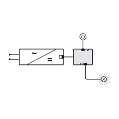 Bộ chia 2 cổng ra Hafele Loox5 833.77.842