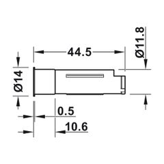 Công tắc cảm biến ( 2 trong 1 cảm biến cửa/cảm biến không chạm ) Hafele 833.89.334