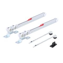 Phụ kiện cửa lùa giảm chấn và tự đóng 2 bên Hafele 941.02.039