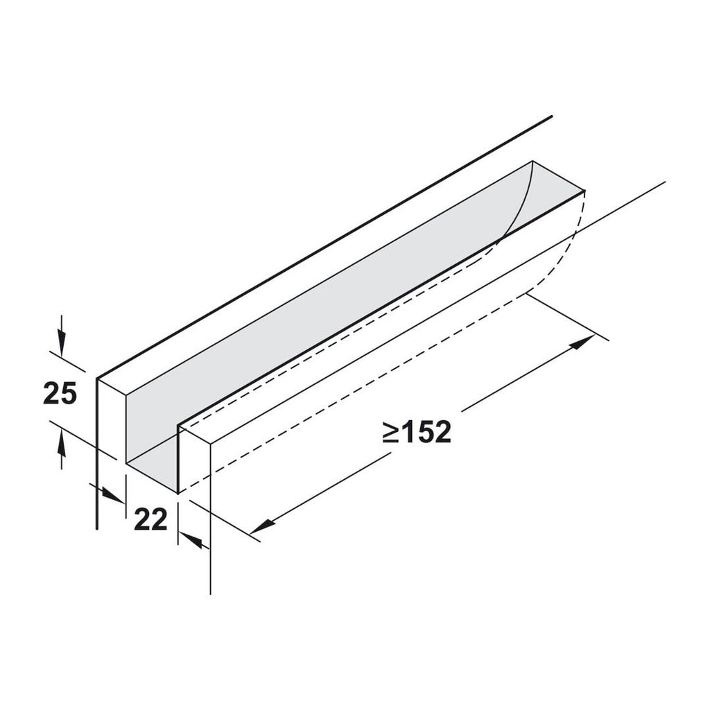 Bộ phụ kiện cửa trượt SLIDO CLASSIC 120-I ( không giảm chấn ) Hafele 941.25.044