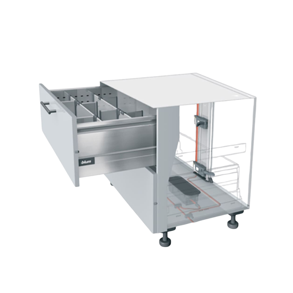 Bộ đẩy điện Blum cho 2 ngăn kéo Z10D01E0S2 9704585