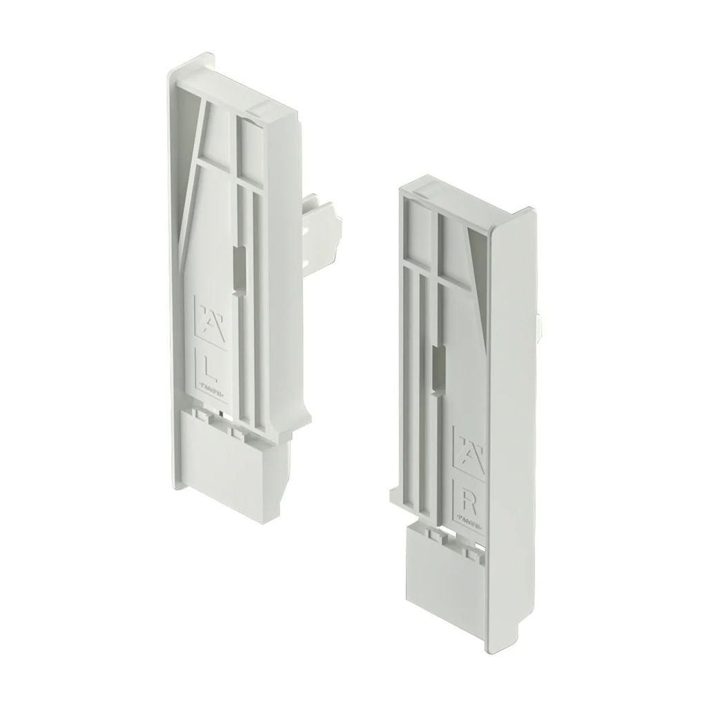 Phụ kiện cho ray hộp âm, phù hợp cho chiều cao thành hộc 92mm Hafele (Màu Xám kim loại) 513.73.371