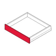 Phụ kiện cho ray hộp âm, phù hợp cho chiều cao thành hộc 92mm Hafele (Màu Xám kim loại) 513.73.371