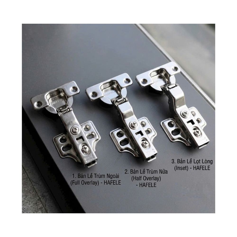 Bản lề giảm chấn DIY Hafele Inox 316 -  lọt lòng 334.01.052